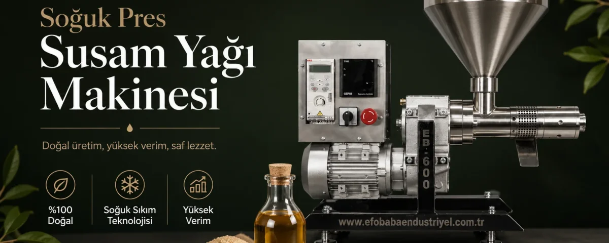 Soğuk Pres Susam Yağı Makinesi